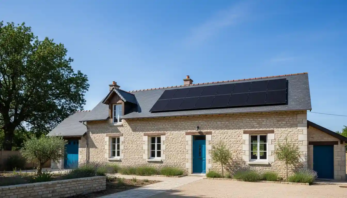 Installation de Panneaux Solaires à Captieux, Quartier de la Gare